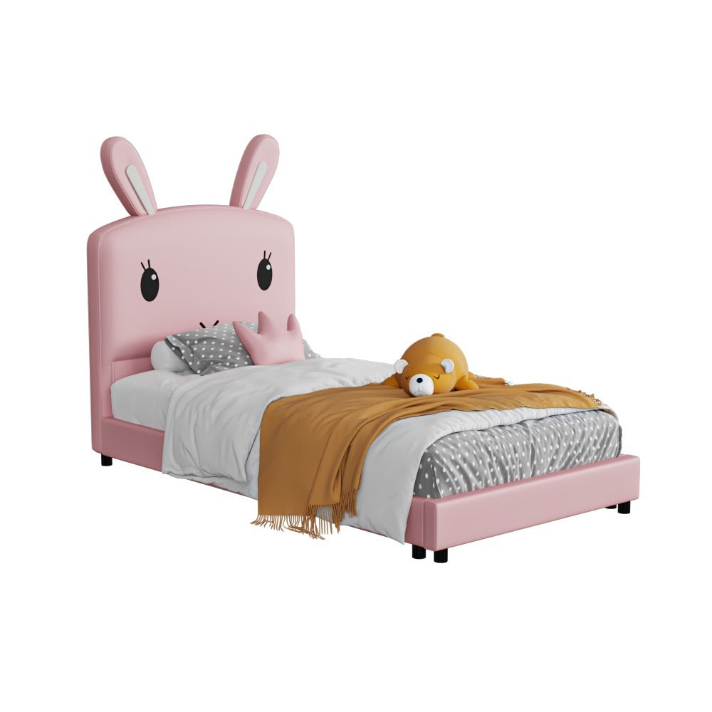 Wesco Hub Ally Rabbit King Single Bed Pink 15437