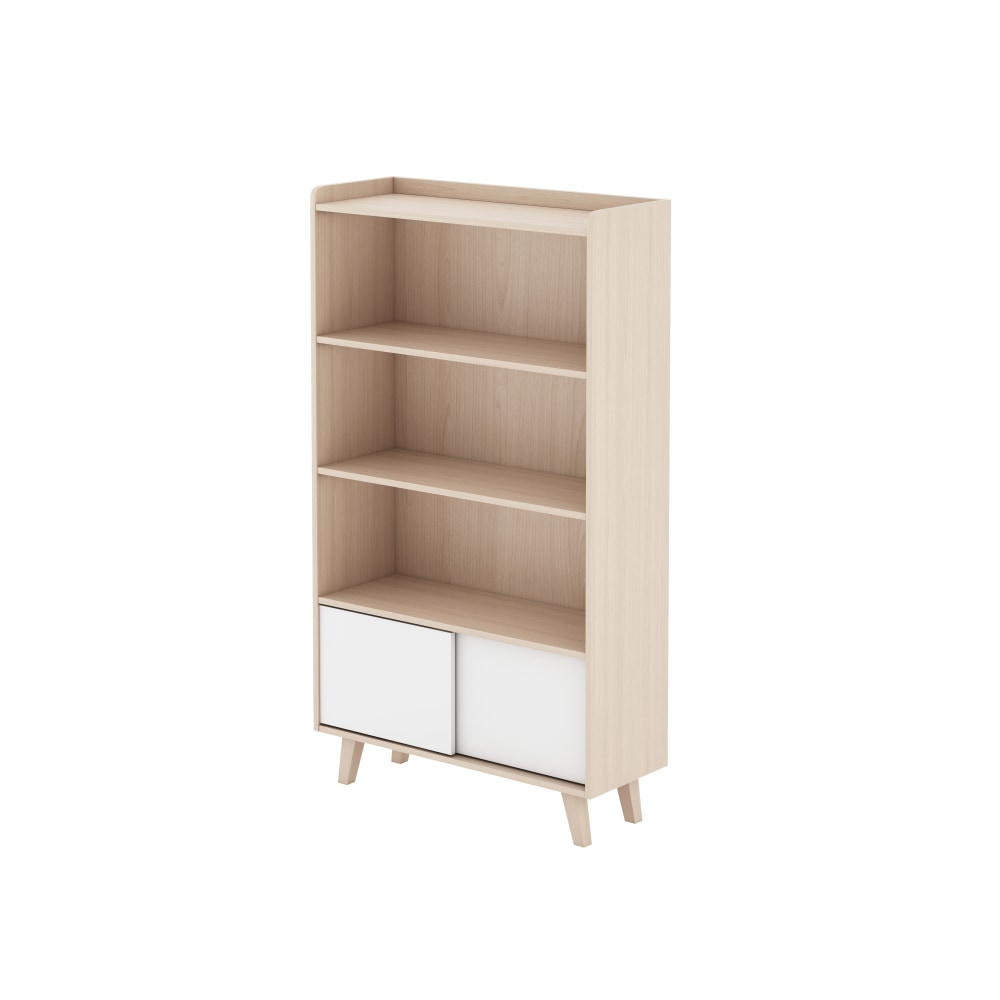 Alpaka Kaia Kids Bookcase, White & Oak Effect