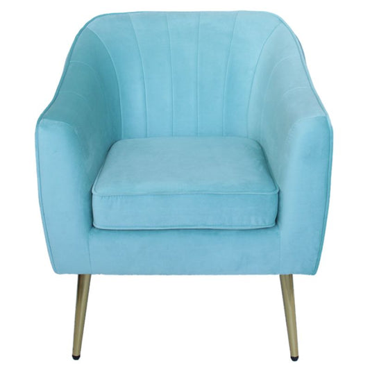 Teeny Time chromed high legs chair blue TT-290